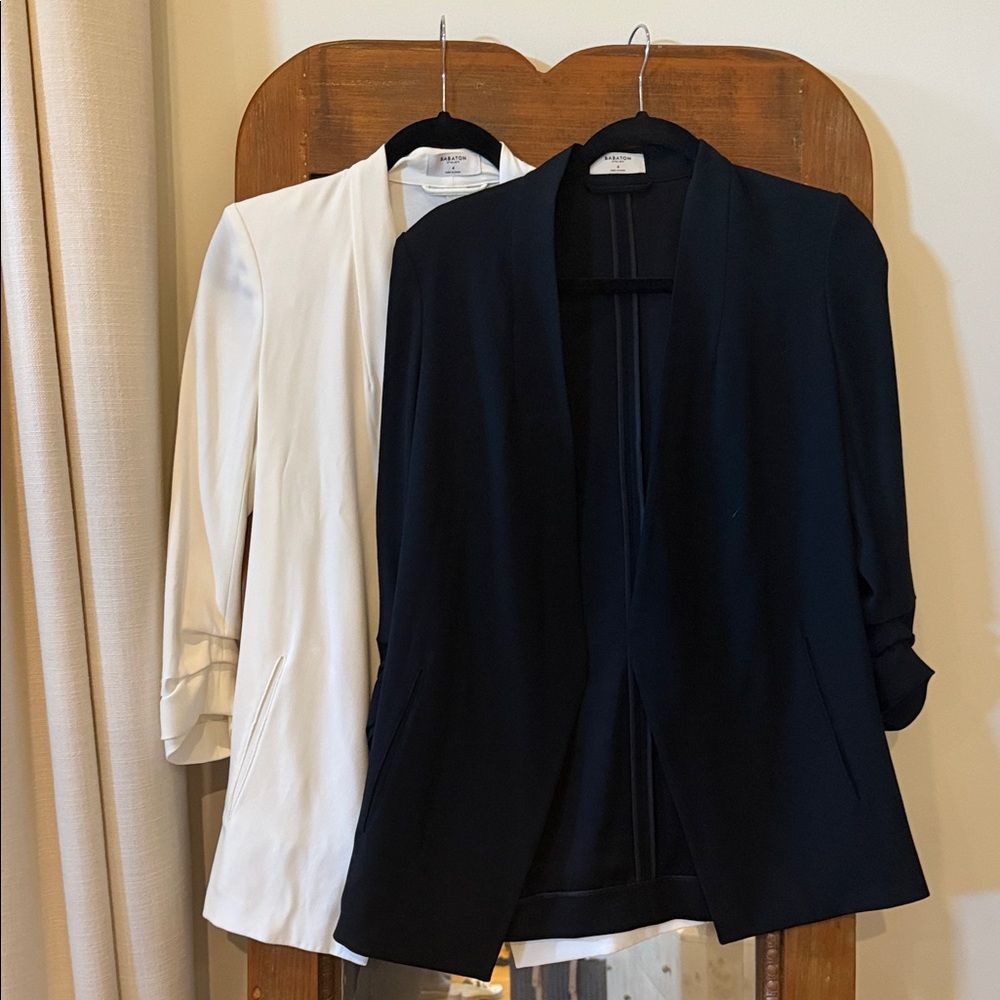 Aritzia Black and White Blazers